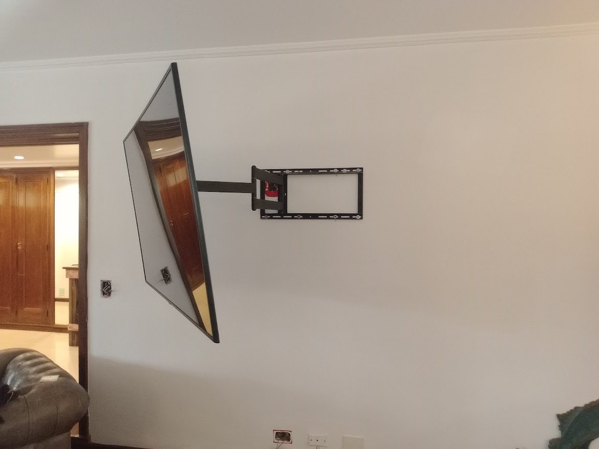 colocacion tv a 90 grados