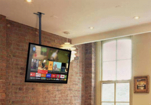 instalacion soporte tv techo