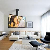colocacion soporte tv techo